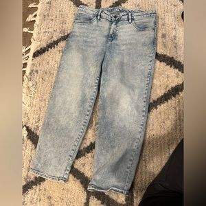 Ankle high rise jeans